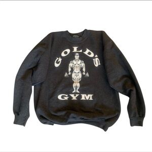 Vintage Gold's Gym Charcoal Crewneck Sweatshirt